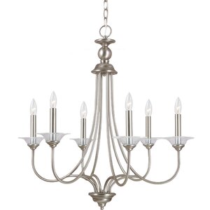 Weatherly 6-Light Candle-Style Chandelier