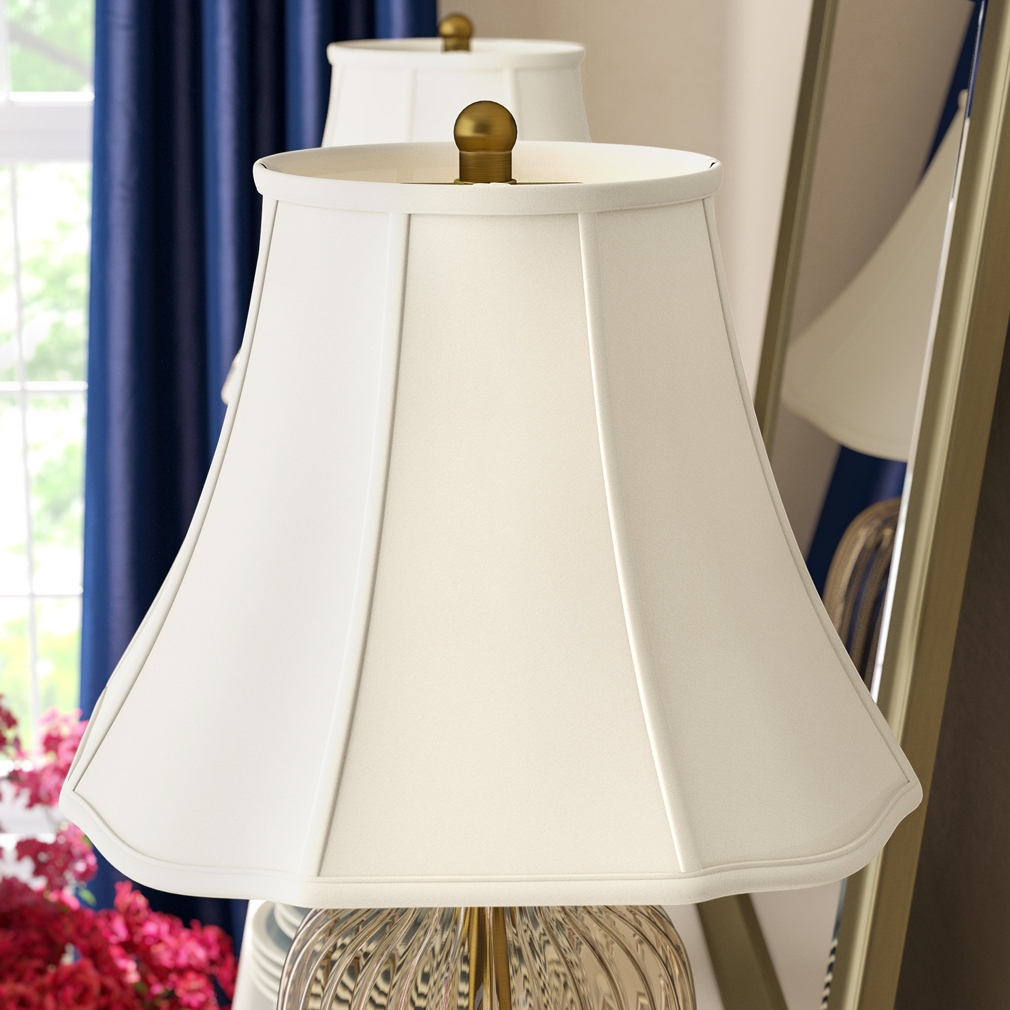Alcott Hill Flare Bottom Scallop 16 Silk Bell Lamp Shade Reviews Alcott Hill Flare Bottom Scallop 16 Silk Bell Lamp Shade Reviews Wayfair