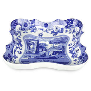 Spode Blue Italian Platter Wayfair Blue Italian Devonia Platter By Spode