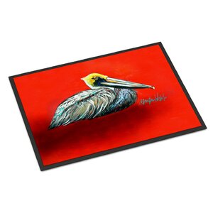 Sitting Pelican Doormat