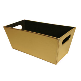 Leather Faux Storage Containers You Ll Love Wayfair Decorative Storage Faux Leather Bin