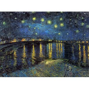 The Starry Night by Vincent Van Gogh on Canvas