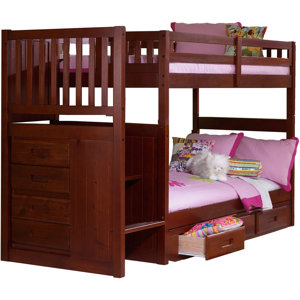 Springside Twin over Twin Bunk Bed with Storage