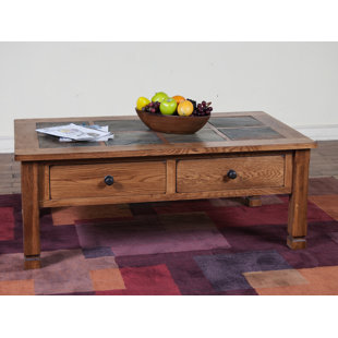 Coffee Table With Slate Top Wayfair Fresno Coffee Table With Slate Top