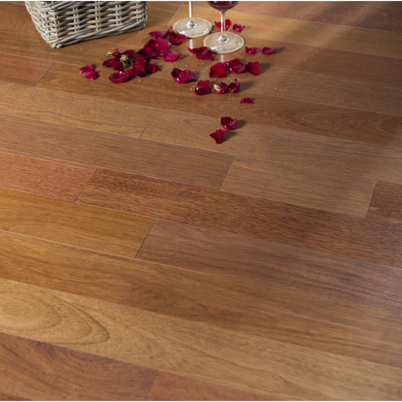 Welles Hardwood 5 Myra Engineered Brazilian Cherry 5 Myra Engineered Brazilian Cherry Hardwood Flooring In Natural