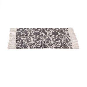 Zoila Cotton Gray/Beige Area Rug