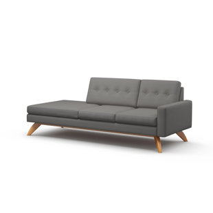 Modern Contemporary One Arm Sofa Allmodern Luna 94 One Arm Sofa