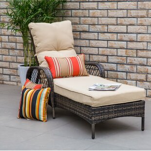 View Aldusa Reclining Chaise Lounge with Cushion