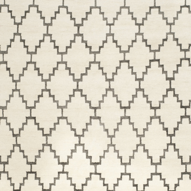 Safavieh Mosaic Beige / Charcoal Geometric Rug & Reviews Wayfair