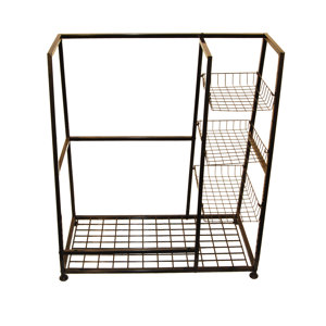 2 Golf Bag Organizer Freestanding Sports Rack