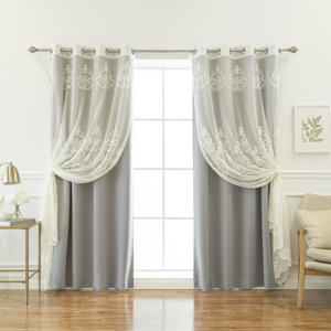 Boreas Well Sheer Agatha & Blackout Panel Pair