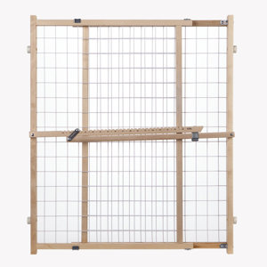 North States Wide Wire Mesh Pet Gate