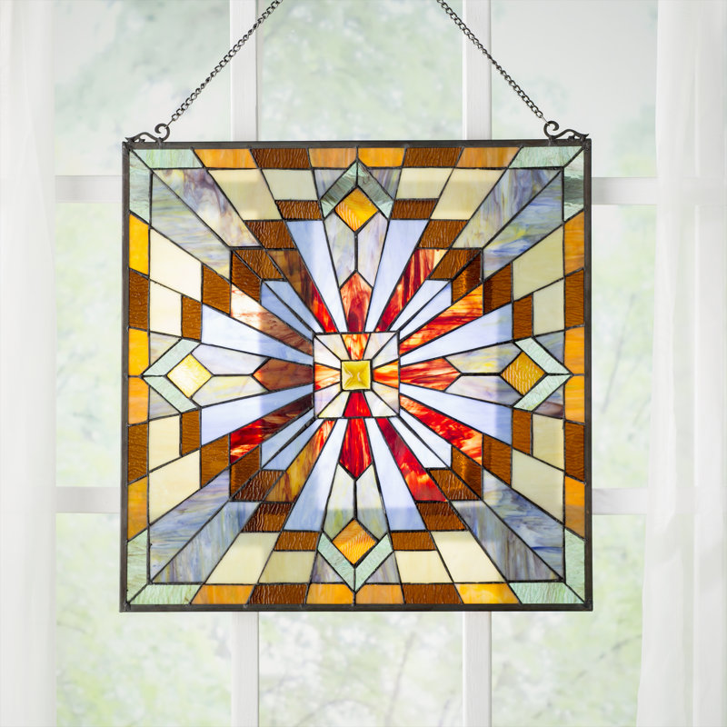 Astoria Grand Stained Glass Window Panel & Reviews Wayfair