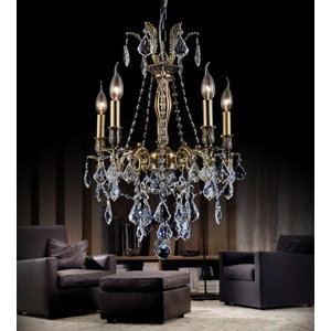 5-Light Crystal Chandelier