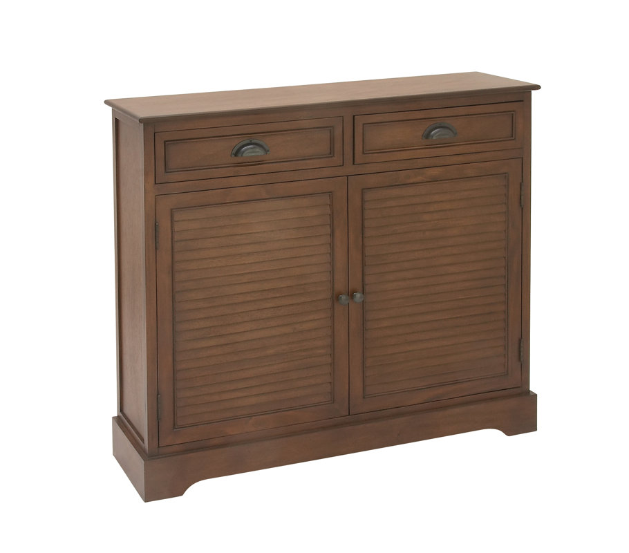 Cole & Grey 2 Door 2 Drawer Wood Accent Cabinet & Reviews ...