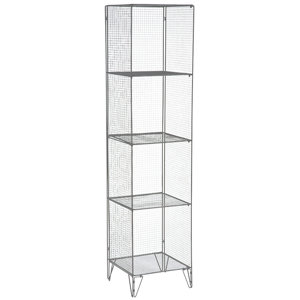 Standing Modular Wire 4-Bin Tall Storage Tower