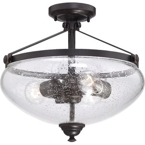 Harborcreek 3-Light Semi Flush Mount