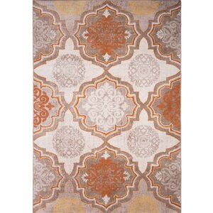 Albion Orange/Gray Area Rug