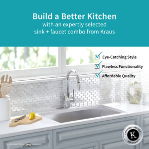 Undermount Kitchen Sinks And Faucets find the best kitchen sink combos | wayfair Undermount Kitchen Sinks And Faucets find the best kitchen sink combos | wayfair