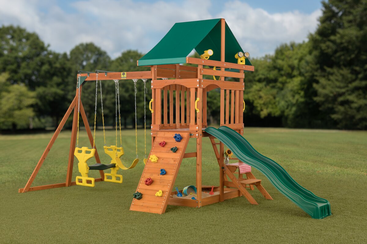 CreativeCedarDesigns Sky View Swing Set & Reviews | Wayfair