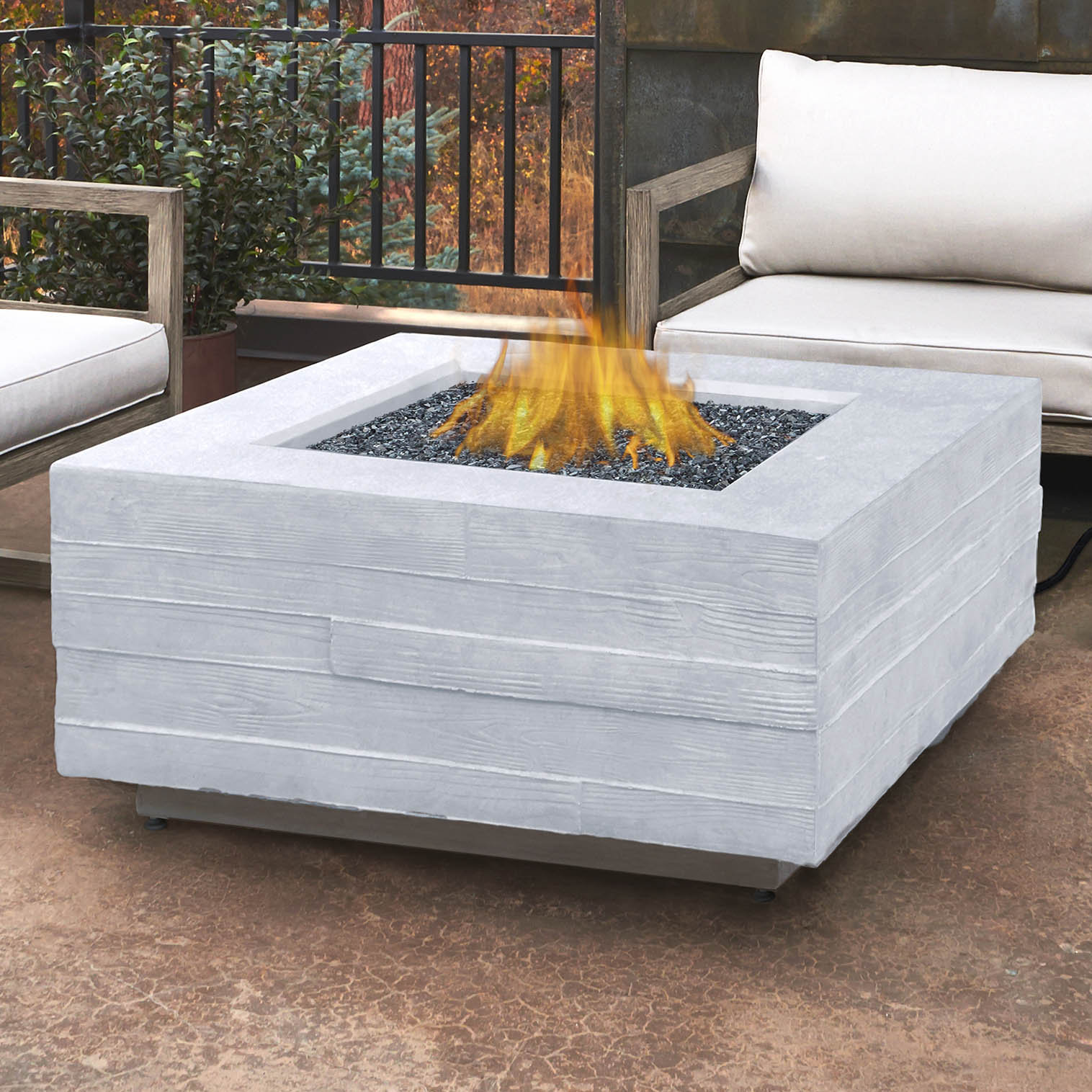 Board Form Propane Outdoor Fire Pit Table & Reviews ... (1516 x 1516 Pixel)