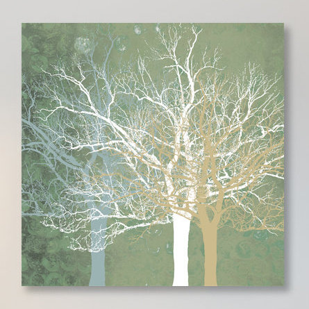 iCanvasART Quiet Forest Canvas Print by Erin Clark 37 x 37