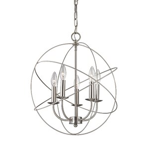 Bordelon 5-Light Candle-Style Chandelier