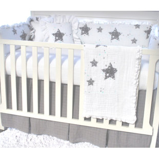 Moon And Stars Crib Bedding Wayfair Stars Love You To The Moon Crib Skirt
