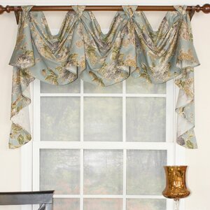 Floral Essence 3-Scoop Victory Swag Curtain Valance