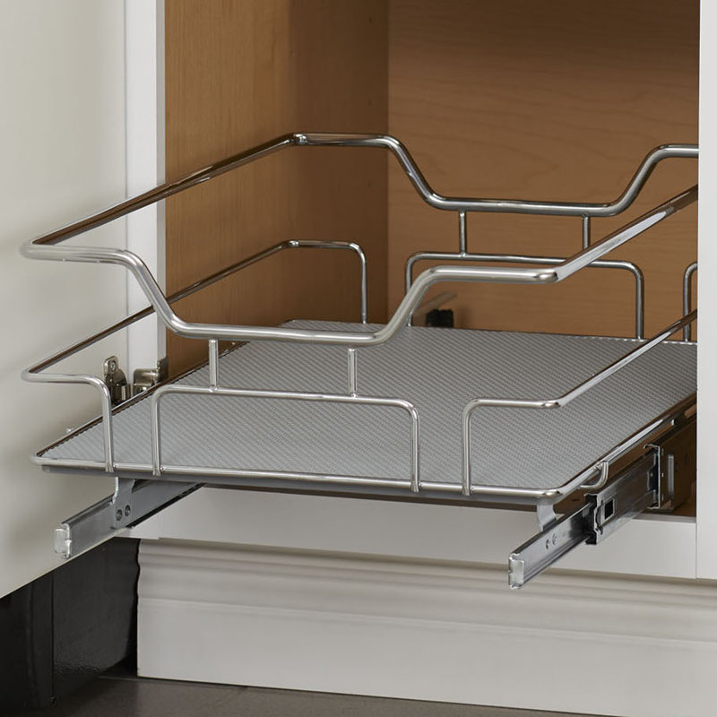 Rebrilliant Non Slip Under Sink Pull Out Drawer Wayfair Non Slip Under Sink Pull Out Drawer
