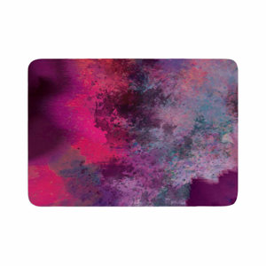 Nina May Mineral Watercolor Memory Foam Bath Rug