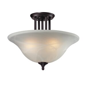 Athena 3-Light Semi-Flush Mount