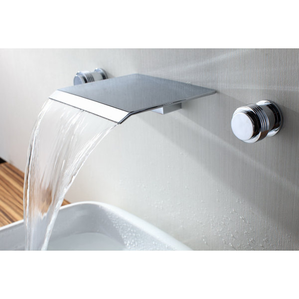 Double Bathroom Sink Faucet sumerain double handle wall mount waterfall bathroom sink faucet Double Bathroom Sink Faucet sumerain double handle wall mount waterfall bathroom sink faucet