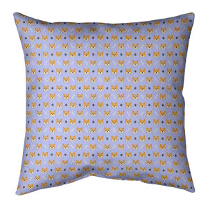 shiba inu throw pillow