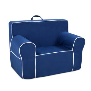 Durand Kids Microfiber Foam Chair by Zoomie Kids