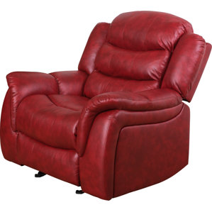 Red Leather Reclining Chair red recliners - chairs & recliners | wayfair Red Leather Reclining Chair red recliners - chairs & recliners | wayfair
