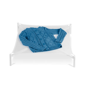 Folding Sweater Dryer in White Mesh (Set of 2)