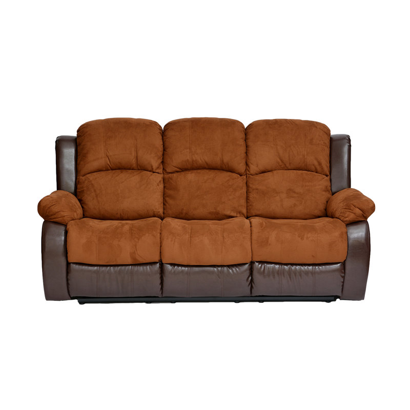 Madison Home Usa Traditional 2 Tone Recliner Reclining Sofa Wayfair Traditional 2 Tone Recliner Reclining Sofa