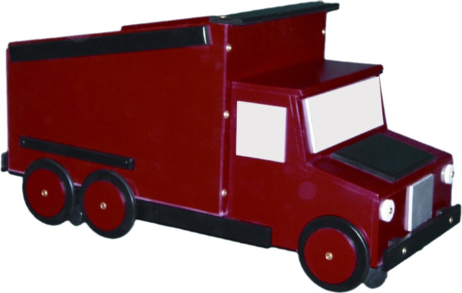 wooden truck toy box