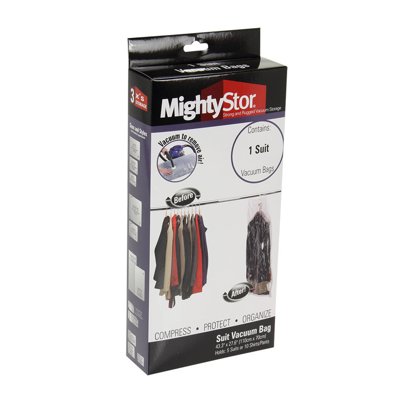 MightyStor Vacuum Hanging Garment Bag & Reviews Wayfair
