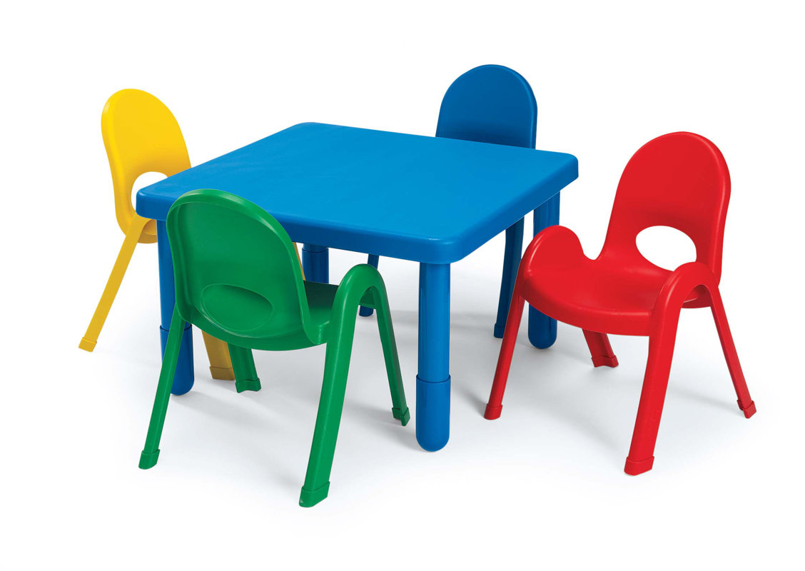 Angeles Kids Table And Chair Set Reviews Wayfair pertaining to Childrens Table And Chairs Set Next