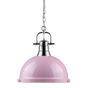 Bodalla 1-Light Chrome Bowl Pendant