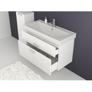 95 cm wandbefestigter Waschbeckenunterschrank Gi..