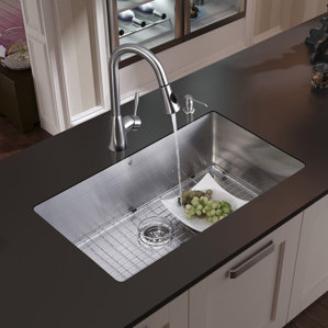 VIGO 30 inch Undermount Single Bowl 16..