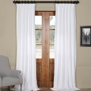 Ennis Linen Rod Pocket Single Curtain Panel