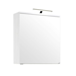 60 cm x 66 cm Spiegelschrank Mailand mit Beleuch..