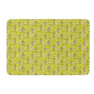 Blossom Bird by Julie Hamilton Bath Mat