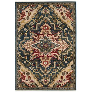 Murphy Green Area Rug