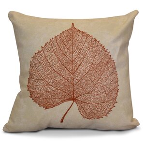 Miller Leaf Study Floral Throw Pillow