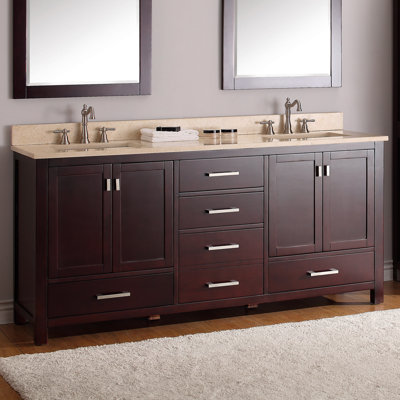 Double Bathroom Vanity Photos avanity modero 73" double bathroom vanity set & reviews | wayfair Double Bathroom Vanity Photos avanity modero 73" double bathroom vanity set & reviews | wayfair